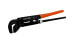 Bahco Swedish Model - Black - Orange - Swedish pipe wrench - Orange - 16 cm - 90° - Steel