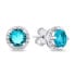 Фото #2 товара Sparkling silver jewelry set with zircons SET230WAQ (earrings, pendant)