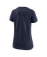 ფოტო #4 პროდუქტის Women's Navy New England Patriots Hometown Collection Tri-Blend V-Neck T-shirt