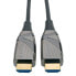 Фото #1 товара Tripp P568-20M-FBR 4K HDMI Fiber Active Optical Cable (AOC) - 4K 60 Hz - HDR - 4:4:4 (M/M) - 20 m (65 ft.) - 20 m - HDMI Type A (Standard) - HDMI Type A (Standard) - 3D - 18 Gbit/s - Black