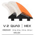 Фото #1 товара SCARFINI FCS1 - Velox Carbon Base Quad Set Keel