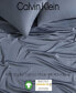 Фото #3 товара Organic Earth Solid Cotton Sateen 300 Thread Count 4 Piece Sheet Set, King