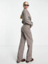 Фото #3 товара 4th & Reckless tailored trouser co-ord in mushroom