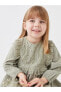 Фото #7 товара Платье для малышей LC WAIKIKI с длинным воротником и вышивкой