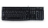 Фото #5 товара Logitech K120 Corded Keyboard - Full-size (100%) - Wired - USB - QWERTZ - Black