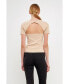 Фото #3 товара Women's Back Cut-out Detail Knit Top