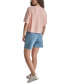 ფოტო #2 პროდუქტის Women's Cropped-Fit Short-Sleeve Logo T-Shirt