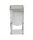 Фото #3 товара Furniture Catrina Modern Victorian Mirrored Nightstand