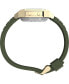 Фото #3 товара Unisex Activity Tracker Digital Green Silicone Strap 40mm Octagonal Watch