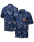 Фото #2 товара Men's Navy Auburn Tigers The Dude Camp Button-Up Shirt