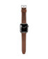 Фото #7 товара Unisex Barnesbrook Brown Genuine Leather Universal Smart Watch Strap 22mm