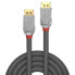 Фото #3 товара Lindy 1m DisplayPort 1.4 Cable - Cromo Line - 1 m - DisplayPort - DisplayPort - Male - Male - Grey