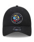 Фото #3 товара Men's Black Brooklyn Nets 2022/23 City Edition Official 9FIFTY Snapback Adjustable Hat