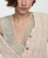 ფოტო #9 პროდუქტის Women's Drawstring Detail Knitted Cardigan