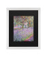 Фото #1 товара Claude Monet The Artist's Garden at Giverny Matted Framed Art - 20" x 25"