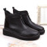 Фото #6 товара Leather insulated ankle boots with zipper Filippo W PAW483 black