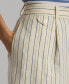 Фото #3 товара Women's High-Rise Striped Shorts