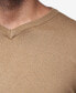 Men's Basic V-Neck Pullover Midweight Sweater