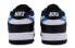 【定制球鞋】 Nike Dunk Low 蓝色冲击 三勾 像素 解构 手绘喷绘 低帮 板鞋 男款 蓝黑白 / Кроссовки Nike Dunk Low DD1391-100