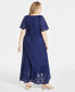 Фото #2 товара Trendy Plus Size Lace-Trim Maxi Dress, Created for Macy's