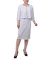 ფოტო #1 პროდუქტის Petite Two Piece Jacket and Dress Set