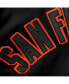 Men's Black San Francisco Giants Wordmark Satin Full-Snap Jacket