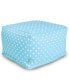 Фото #1 товара Small Polka Dot Ottoman Square Pouf 27" x 17"