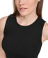 ფოტო #4 პროდუქტის Women's Angled-Hem Cropped Crewneck Tank Top