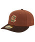 Фото #2 товара Men's Atlanta Braves Velvet Logo Fill Low Profile 59FIFTY Fitted Hat