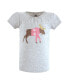 ფოტო #7 პროდუქტის Baby Girls Short Sleeve T-Shirts Winter Animals