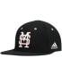 Фото #1 товара Men's Black Mississippi State Bulldogs On-Field Baseball Fitted Hat