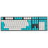 Фото #2 товара Ducky One 2 Special Ice Blue Edition, PBT, ISO (DE) - weiß/blau