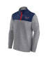 Men's Heather Gray Washington Capitals Launch It Quarter-Zip Jacket