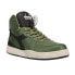 Diadora Mi Basket Used High Top Mens Green Sneakers Casual Shoes 158569-C2341