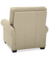 Orid 36" Leather Roll Arm Pushback Recliner, Created for Macy's