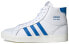 adidas originals Basket Profi 中帮 板鞋 男款 白蓝 / Кроссовки Adidas originals Basket Profi FW4404