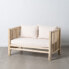 Фото #4 товара Двухместный диван AKAR 131 x 80 x 77,5 cm Натуральный древесина тика
