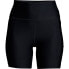 Plus Size High Waisted 6" Bike Swim Shorts with UPF 50 Sun Protection