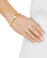 Polished Hinged 8mm Bangle Bracelet in 10k Gold