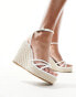 Фото #2 товара Glamorous espadrilles wedge heeled sandals in white