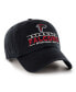 Фото #2 товара Men's Black Atlanta Falcons Vernon Clean Up Adjustable Hat