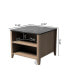 Tobacco Wood Grain Coffee Table. Nightstand