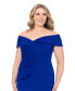 Plus Size Sweetheart-Neck Dress