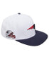 Men's White, Navy New England Patriots 2Tone Snapback Hat