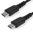 Фото #2 товара StarTech.com 2m USB C Charging Cable - Durable Fast Charge & Sync USB 2.0 Type C to USB C Laptop Charger Cord - TPE Jacket Aramid Fiber M/M 60W Black - Samsung S10 S20 iPad Pro MS Surface - 2 m - USB C - USB C - USB 2.0 - 480 Mbit/s - Black