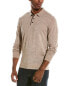 Фото #1 товара Bruno Magli Merino Wool Polo Sweater Men's S