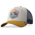 THE INDIAN FACE Born to Surf trucker cap Brown/Blue/Yellow - фото #2