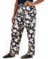 Фото #2 товара Plus Size Elena Printed Wide-Leg Pants, Created for Macy's