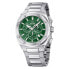 Фото #1 товара Мужские часы Jaguar J805/C Зеленый Серебристый
