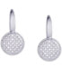 ფოტო #2 პროდუქტის Diamond 1/5 ct. t.w. Round Leverback Earrings in Sterling Silver